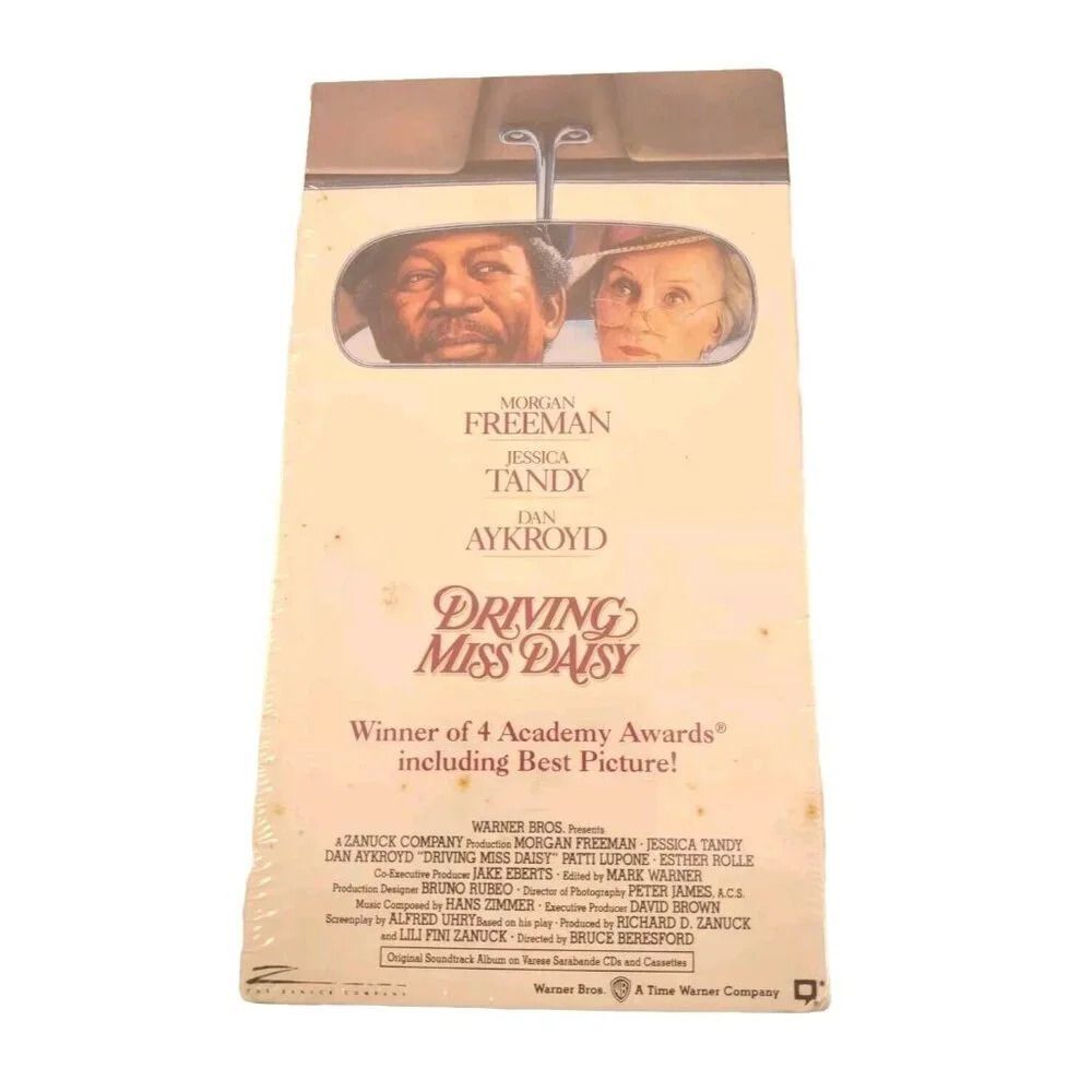 Driving Miss Daisy VHS Video Morgan Freeman Jessica Tandy Sealed